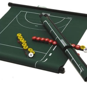 Oprolbaar magnetisch coachbord