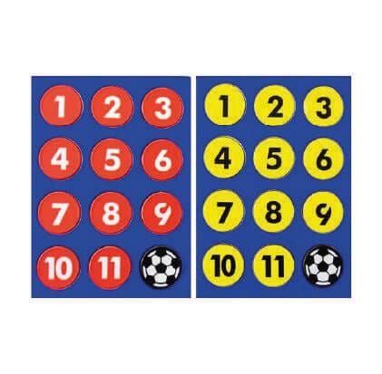 Magneet set genummerd