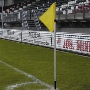 Hoekvlagstok met rubber veersysteem (4 stuks)